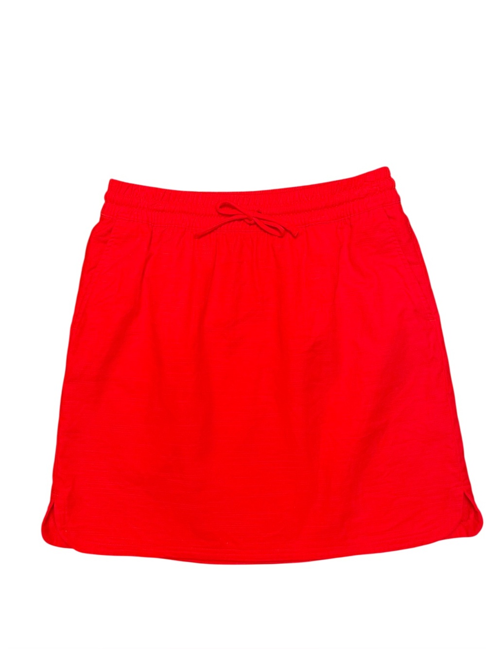 LOFT Outlet Women’s Red Casual Pull- On Elastic Waist Skirt Size Small